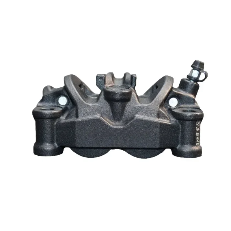 Forged Front Brake Caliper 4 Piston - Pinza Freno Forgiata Trasparente Asimmetrica a