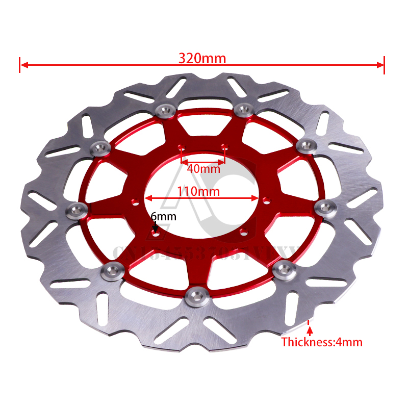 Moto 320 MILLIMETRI Galleggian - Floating Brake Disc 320Mm Supermoto recensione e prezzo