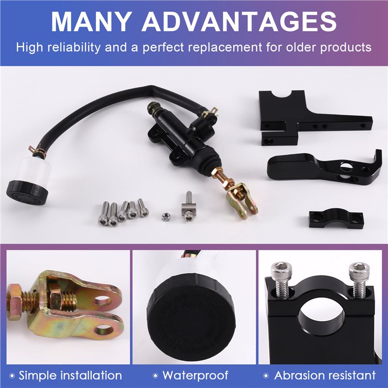 Kit Pompa Freno Posteriore per - Motorcycle Thumb Brake System Kit recensione e prezzo